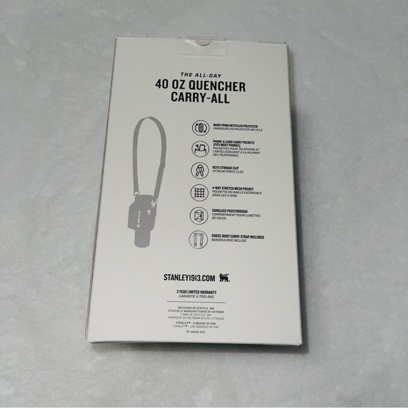 Stanley 40oz Quencher Carry All “Peony” - Picture 6 of 6